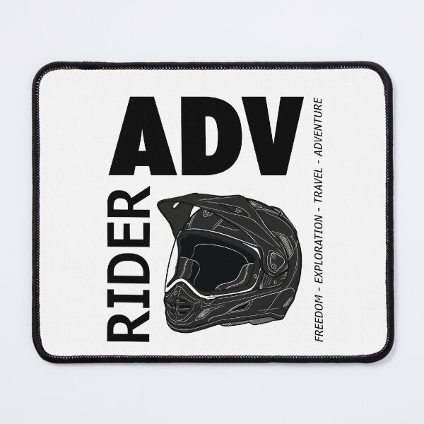Item preview, ADV Rider Black Silhouette Helmet -Freedom - Exploration - Travel - Adventure designed and sold by Wild Studio Designs.