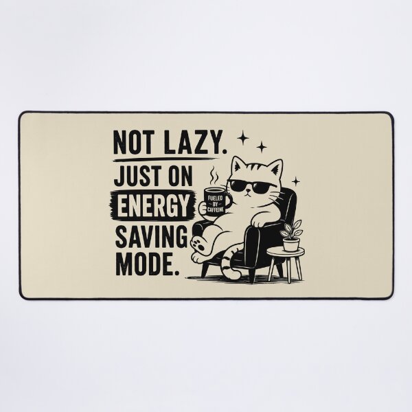 Item preview, Not Lazy Just on Energy designed and sold by SignumShop.