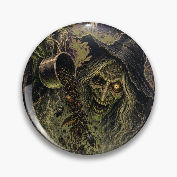 Item preview, Brewing Evil – Retro VHS Witch Horror Art designed and sold by MalindaMntgMry.