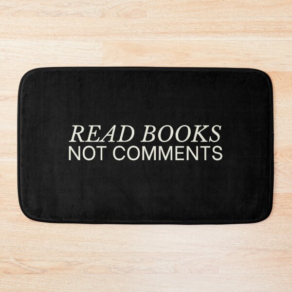 Item preview, Read Books Not Comments Minimalist Reader Quote designed and sold by eMKa82.