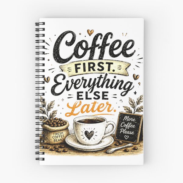 Item preview, Coffee First. Everything Else Later. | Funny Coffee Lover Vintage Design designed and sold by SlanPOD.