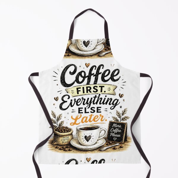 Item preview, Coffee First. Everything Else Later. | Funny Coffee Lover Vintage Design designed and sold by SlanPOD.