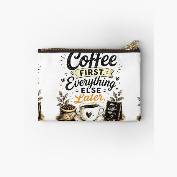 Item preview, Coffee First. Everything Else Later. | Funny Coffee Lover Vintage Design designed and sold by SlanPOD.