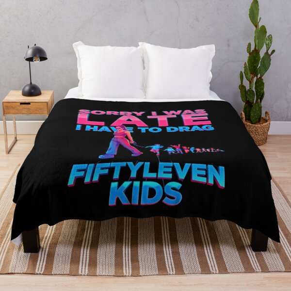 Item preview, Sorry I Was Late I Have to Drag Fiftyleven Kids Funny Mom designed and sold by Redgiant87x.