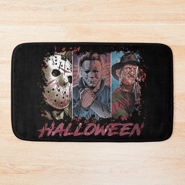 Item preview, Spooky Halloween 3 Panel Slasher Horror Villains Art designed and sold by Anselle.