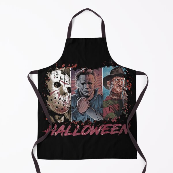 Artikelvorschau, Gruselige Halloween-Illustration: Dreiteiliges Slasher-Horror-Bösewicht-Motiv entworfen und verkauft von Anselle.