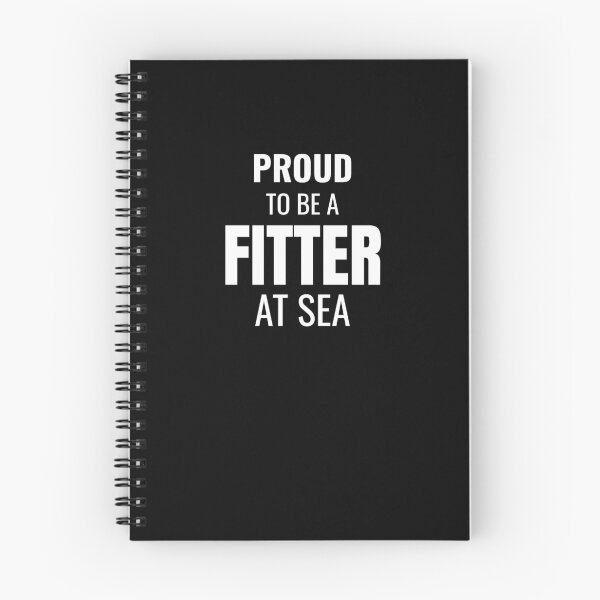 Item preview, Proud to be a Fitter at Sea (White) designed and sold by ShipCrewNation.