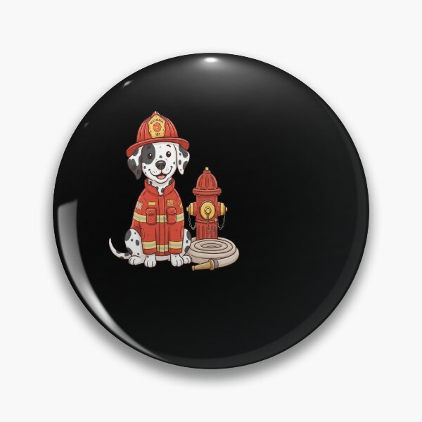Item preview, Dalmatian dog funny firefighters fire brigade designed and sold by medan1.