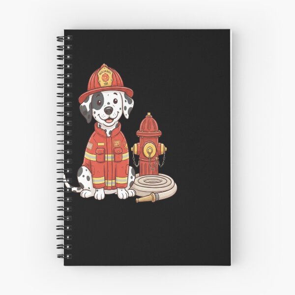 Item preview, Dalmatian dog funny firefighters fire brigade designed and sold by medan1.