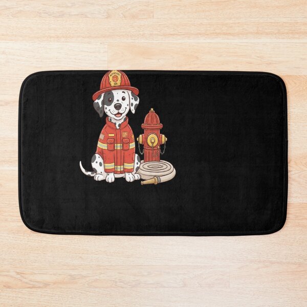 Item preview, Dalmatian dog funny firefighters fire brigade designed and sold by medan1.