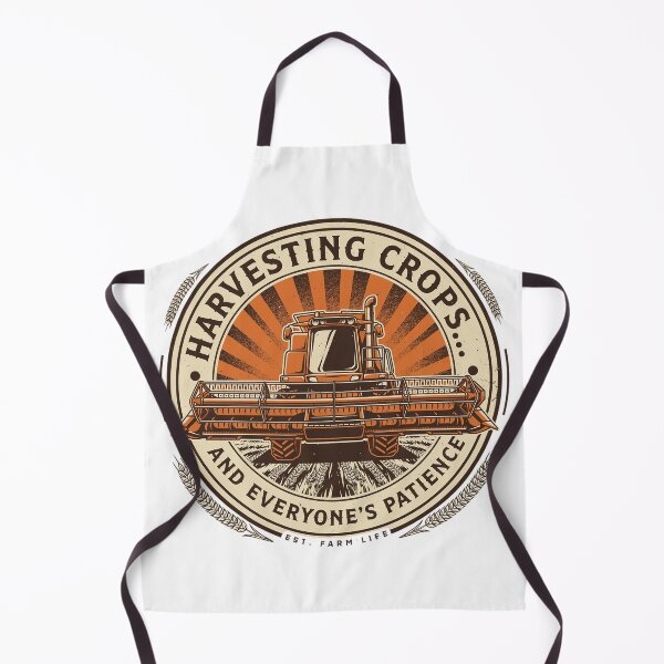 Item preview, Funny Combine Harvester Shirt - Harvesting Crops and Patience designed and sold by Mahilis.