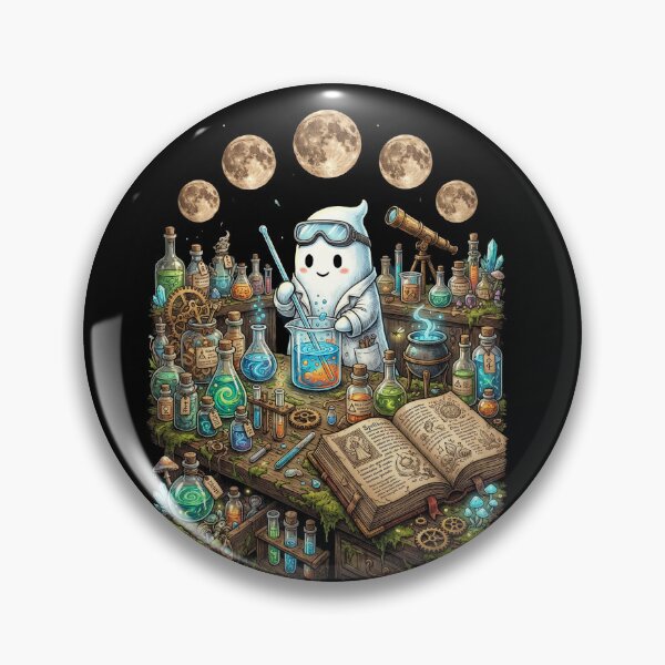 Item preview, Ghost Scientist Moon Phase Lab designed and sold by Roy & Tiffany.