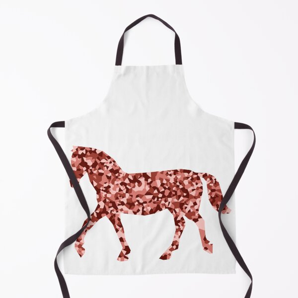 Item preview, Red Mosaic Horse Silhouette Art designed and sold by DymondDesigns.
