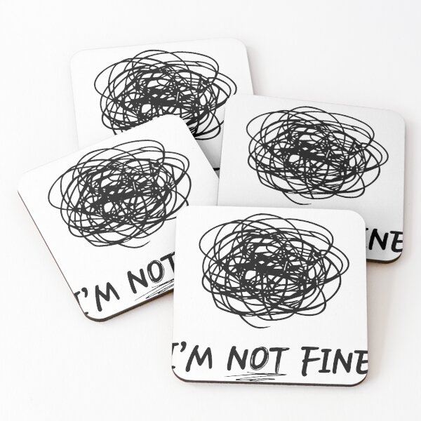 Item preview, I'm not fine designed and sold by alex889art.