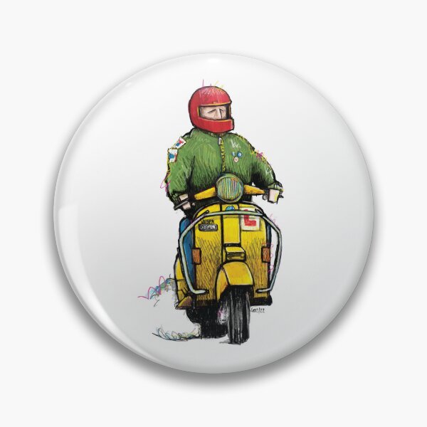 Item preview, Classic Scooter | Retro Scooter Riders | Scooterist, Retro Mod Inspired Art designed and sold by GWARTGB.