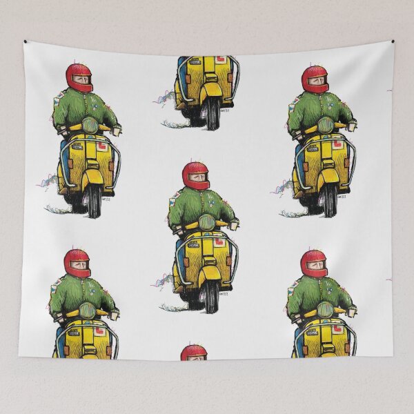 Item preview, Classic Scooter | Retro Scooter Riders | Scooterist, Retro Mod Inspired Art designed and sold by GWARTGB.