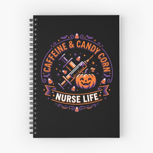 Item preview, Caffeine & Candy Corn Nurse Life Funny Halloween Nurse designed and sold by fawzimorsy.