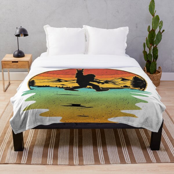 Item preview, Bigfoot Rock On Retro Vintage Sunset Mountains designed and sold by Shopeon Designs.