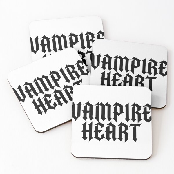 Item preview, Vampire Heart Gothic Dark Aesthetic Typography designed and sold by hoille.