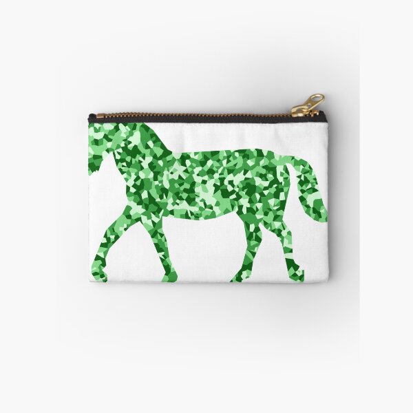 Item preview, Green Mosaic Horse Silhouette Art designed and sold by DymondDesigns.