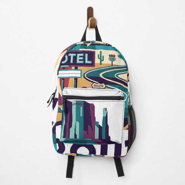 Item preview, Historic Route 66 Travel Souvenir - Classic Car & Desert Road Trip Art designed and sold by OzzFrequency.