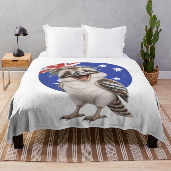 Item preview, A Little Piece of Australia laughing Kookaburra designed and sold by BRETT'S ART STUDIO.