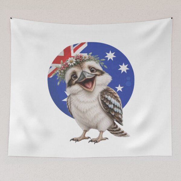 Item preview,  A Little Piece of Australia laughing Kookaburra designed and sold by BRETT'S ART STUDIO.