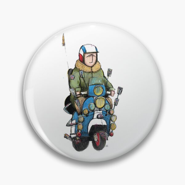 Item preview, Classic Scooter | Retro Scooter Riders | Scooterist, Retro Mod Inspired Art designed and sold by GWARTGB.