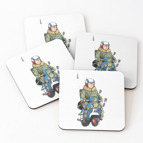 Item preview, Classic Scooter | Retro Scooter Riders | Scooterist, Retro Mod Inspired Art designed and sold by GWARTGB.
