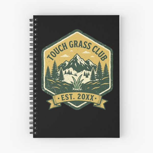 Item preview, Touch Grass Club - Funny Hiking Camping Outdoor Nature Lover Design designed and sold by 519xdesign.