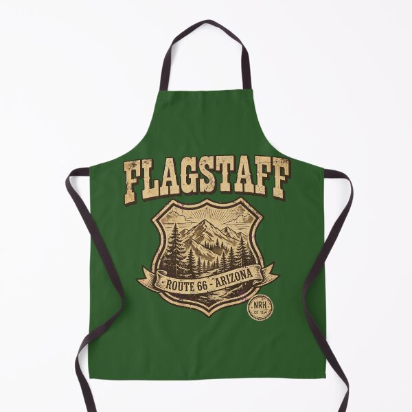 Item preview, Vintage Route 66 Flagstaff Arizona Mountains Patch designed and sold by Normandy Road Heritage.