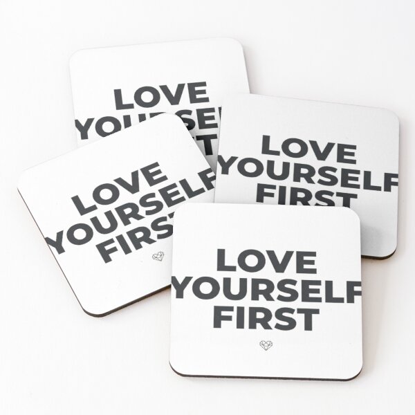 Item preview, Love Yourself First Minimalist Positive Quote designed and sold by hoille.