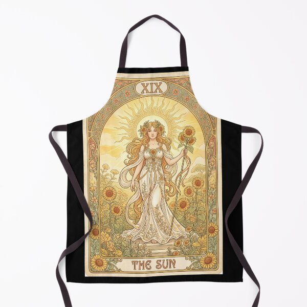 Item preview, XIX The Sun Tarot Card Alphonse Mucha Art Nouveau Vintage designed and sold by Studio_21.