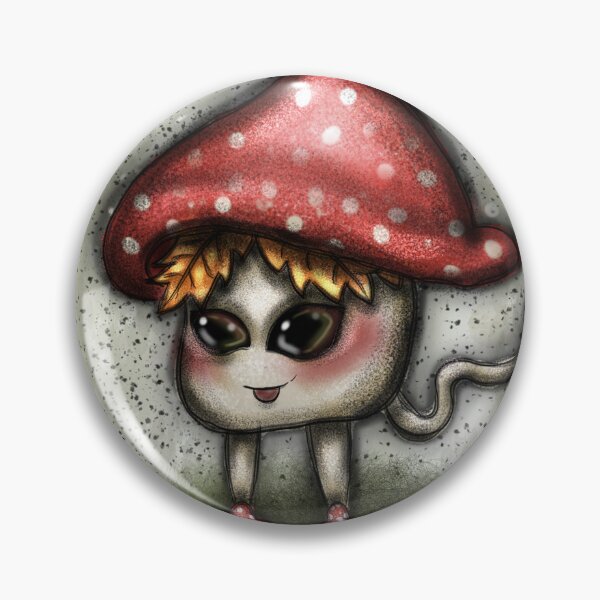 Item preview, Cute fall mushroom creature designed and sold by Aileen-Lights.