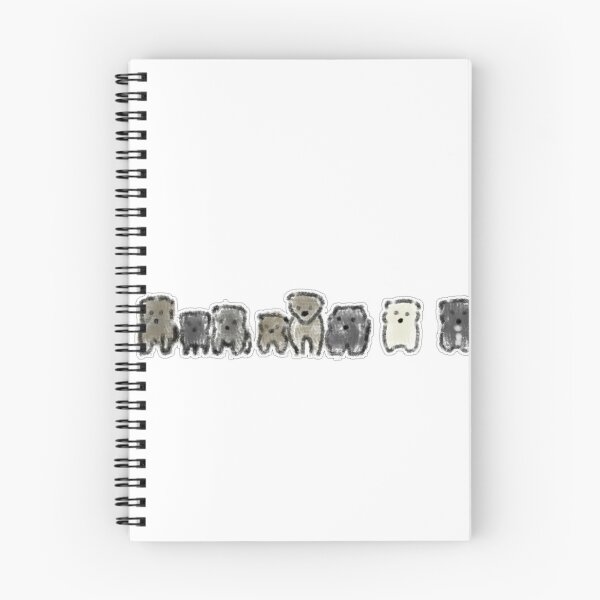 Item preview, Cute Puppies In A Row Funny Dog Friends Art designed and sold by raun.draw.