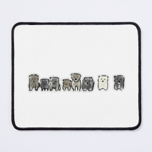 Item preview, Cute Puppies In A Row Funny Dog Friends Art designed and sold by raun.draw.