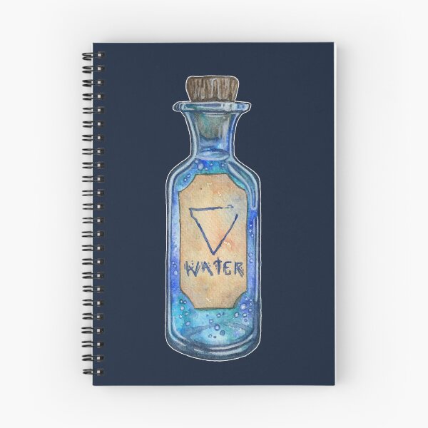 Item preview, Water Potion Bottle Magic Element Witch Aestheti Art designed and sold by esmavart.