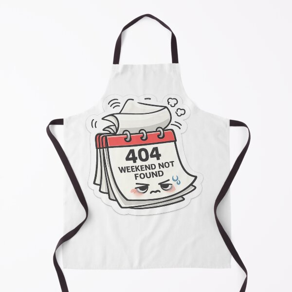 Item preview, 404 Weekend Not Found Sticker designed and sold by CodePaws Creations.