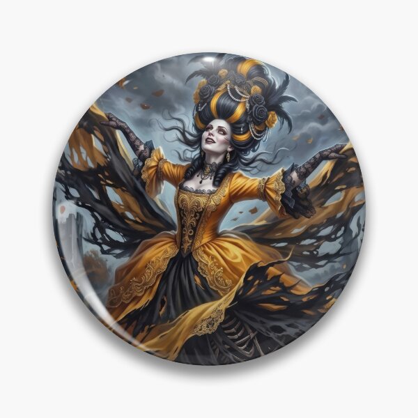 Item preview, Gothic Ghost Woman in Autumnal Moonlight designed and sold by AnnArtshock.