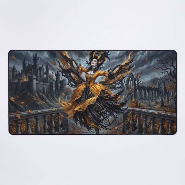 Item preview, Gothic Ghost Woman in Autumnal Moonlight designed and sold by AnnArtshock.
