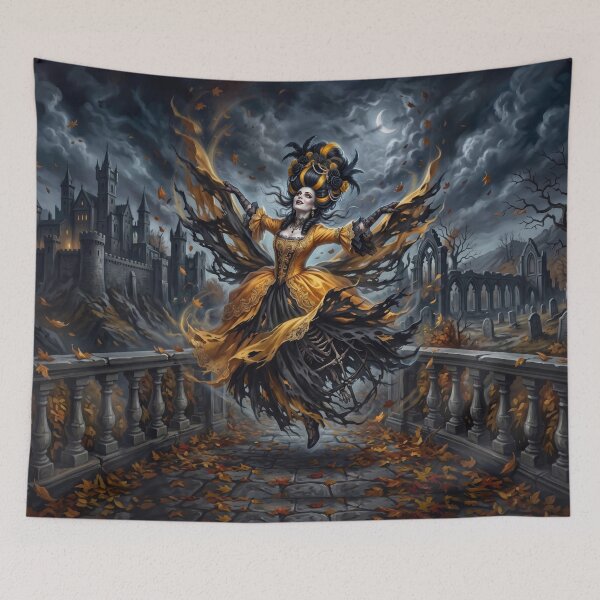 Item preview, Gothic Ghost Woman in Autumnal Moonlight designed and sold by AnnArtshock.