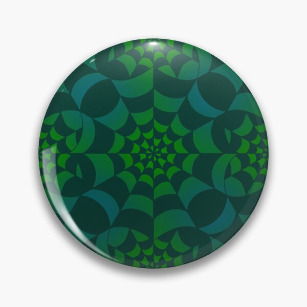 Item preview, Enchanted Web - Green Forest Spider Web Halloween Pattern  designed and sold by BlackthornDsign.