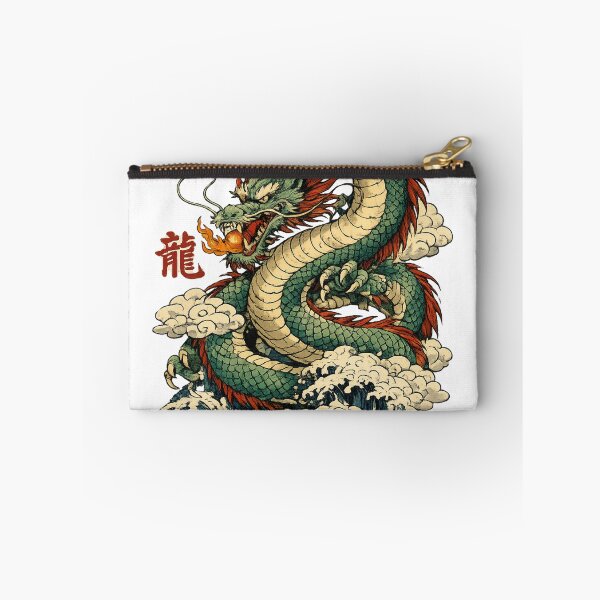 Item preview, Japanese dragon illustration, ukiyo-e design designed and sold by JpnArts-Sak981.
