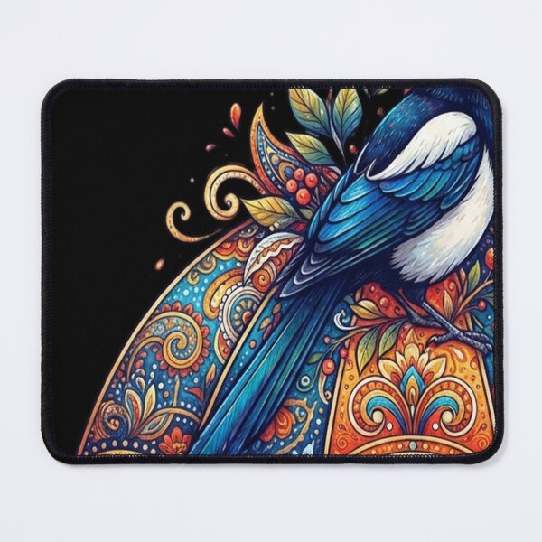 Item preview, Mixed media occult tarot magpie painting designed and sold by truc6424.