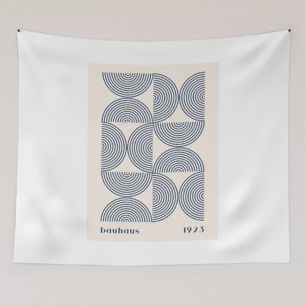 Item preview, Bauhaus Inspired Geometric Arches Poster designed and sold by BanSosGakCairR.