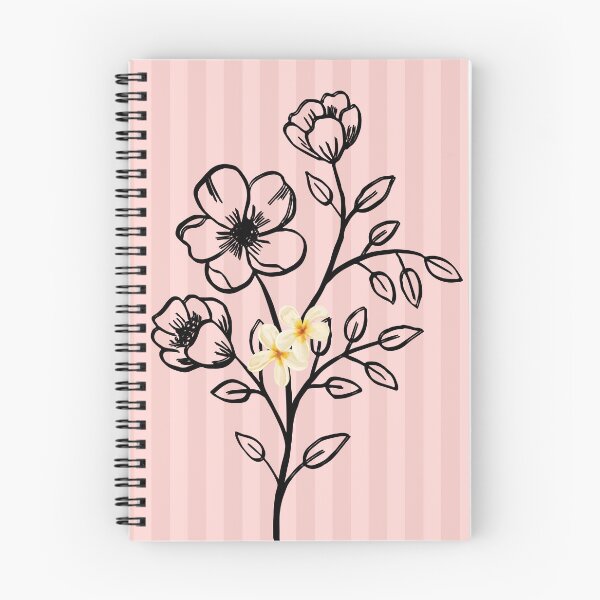 Item preview, Floral line art composition designed and sold by Designova10.