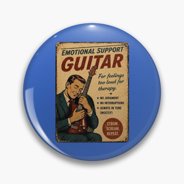 Item preview, Emotional Support Guitar designed and sold by TheHodgePodge.