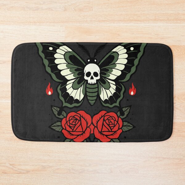 Item preview, Gothic Skull, Moth & Rose designed and sold by SugarCore.