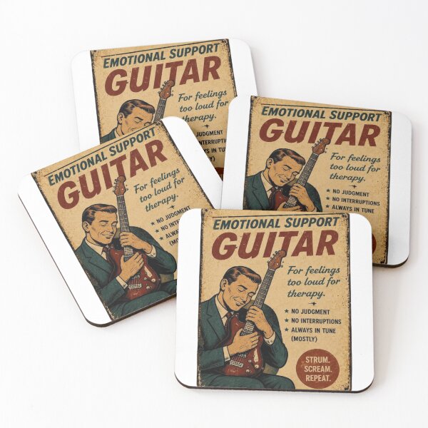 Item preview, Emotional Support Guitar designed and sold by TheHodgePodge.