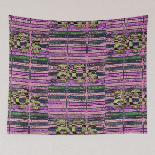 Item preview, 80s Post Punk Cassette Wall designed and sold by weirdove.